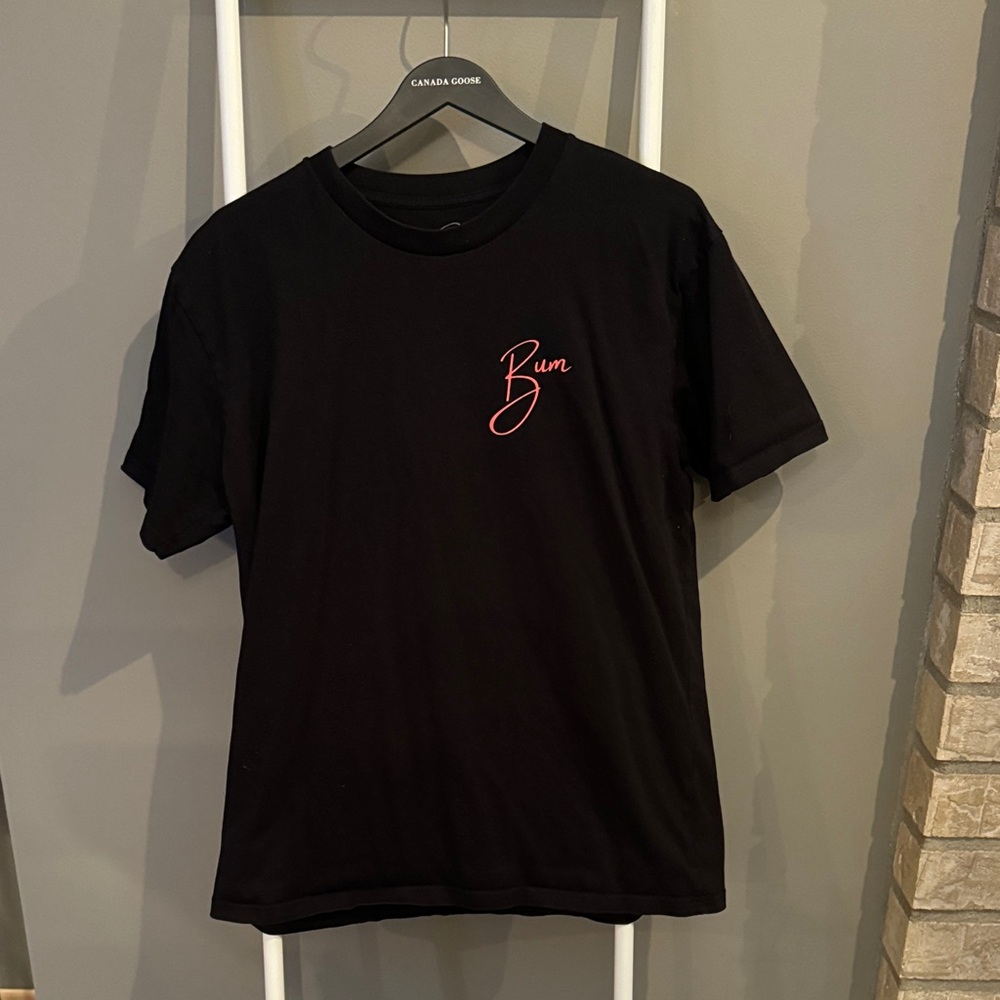 Men’s Black Bum Fitness Graphic T-Shirt